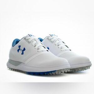 Under Armour Performance Women’s Golf Shoes-White/Blue-Size 7.5 NIB⛳️